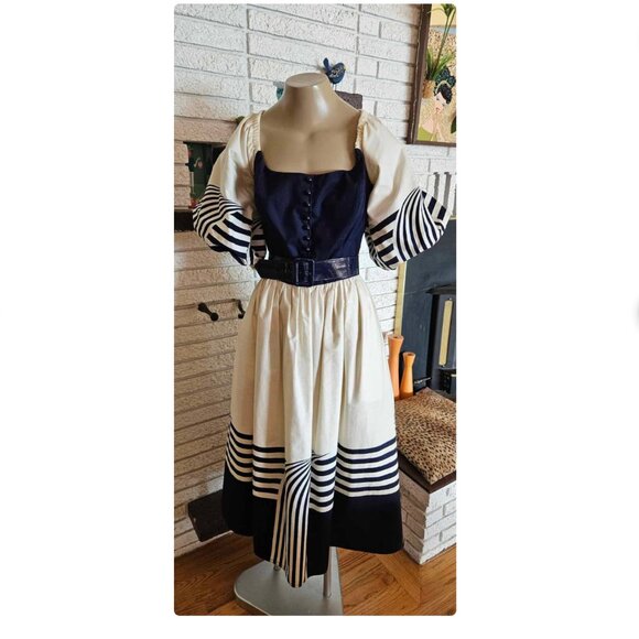 Victor Costa Dresses & Skirts - Vintage Victor Costa Sailor Dress
